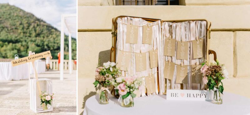 villa dei vescovi wedding decor