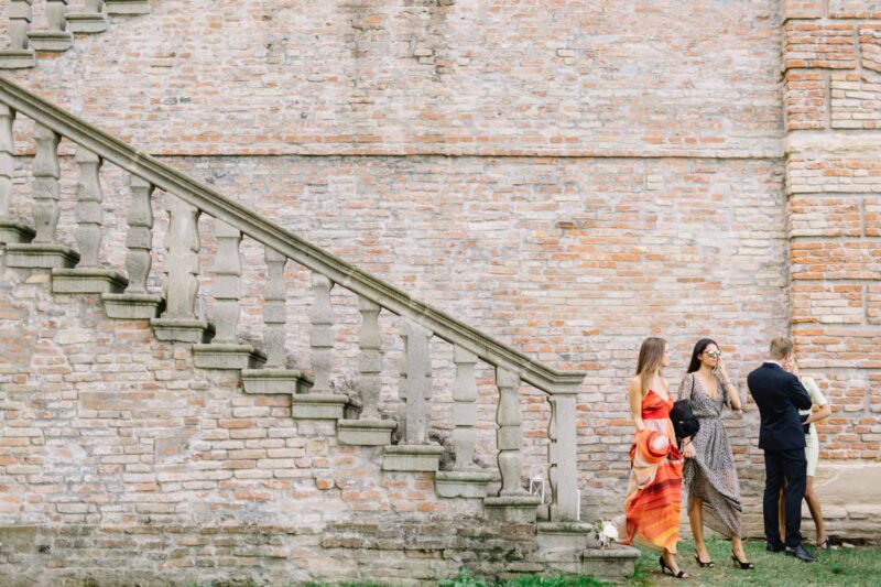 villa dei vescovi wedding guests