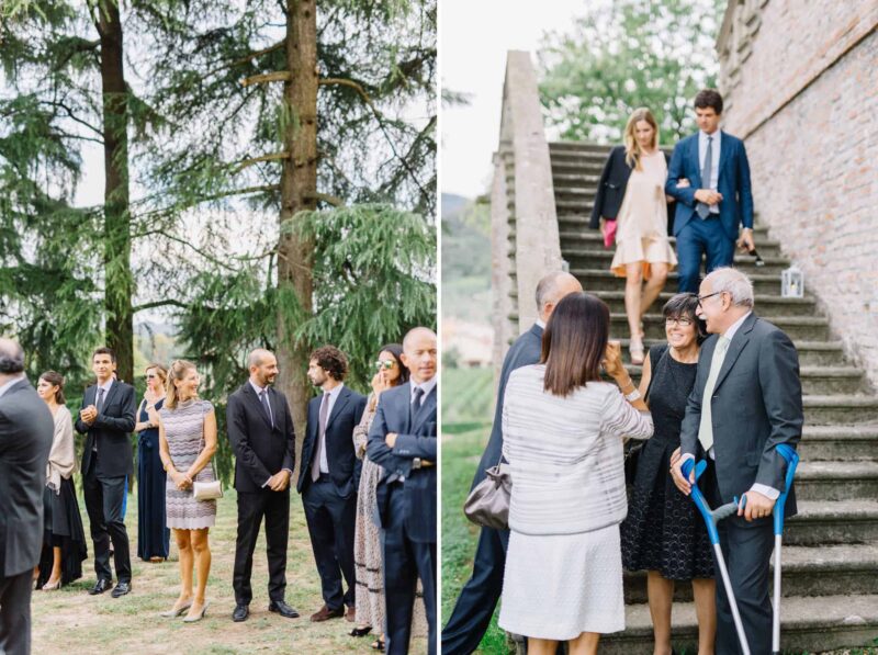 villa dei vescovi guests arriving