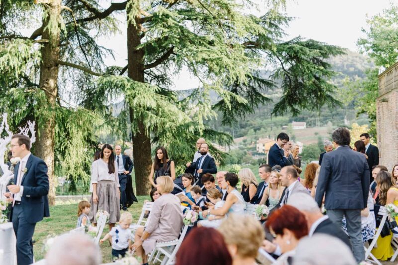 villa dei vescovi wedding ceremony