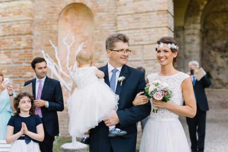 villa dei vescovi wedding ceremony