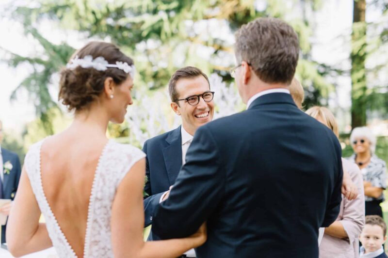 villa dei vescovi wedding ceremony