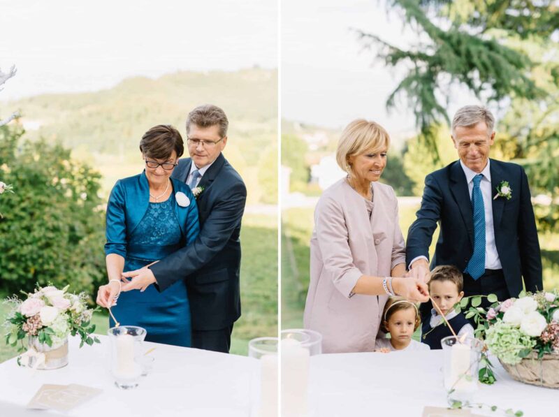 villa dei vescovi wedding ceremony