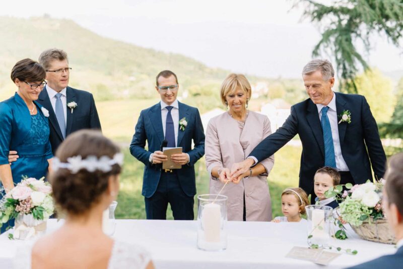 villa dei vescovi wedding ceremony