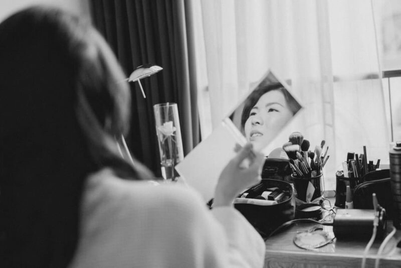 bride getting ready