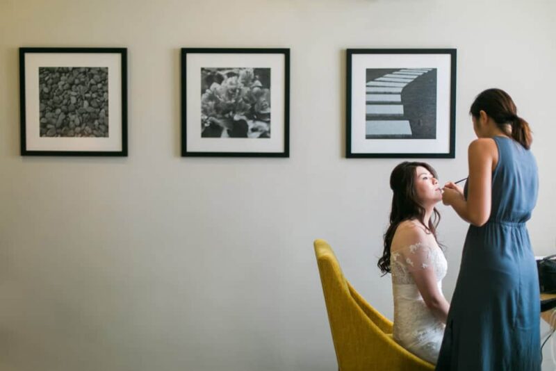 chinese wedding getting ready