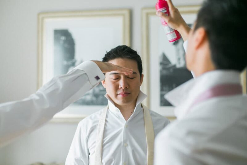 malaysia groom getting ready