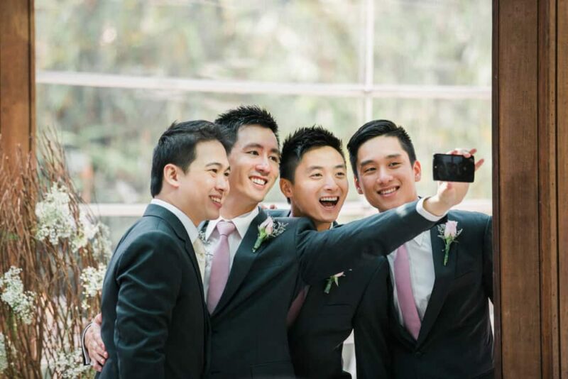 wedding selfie