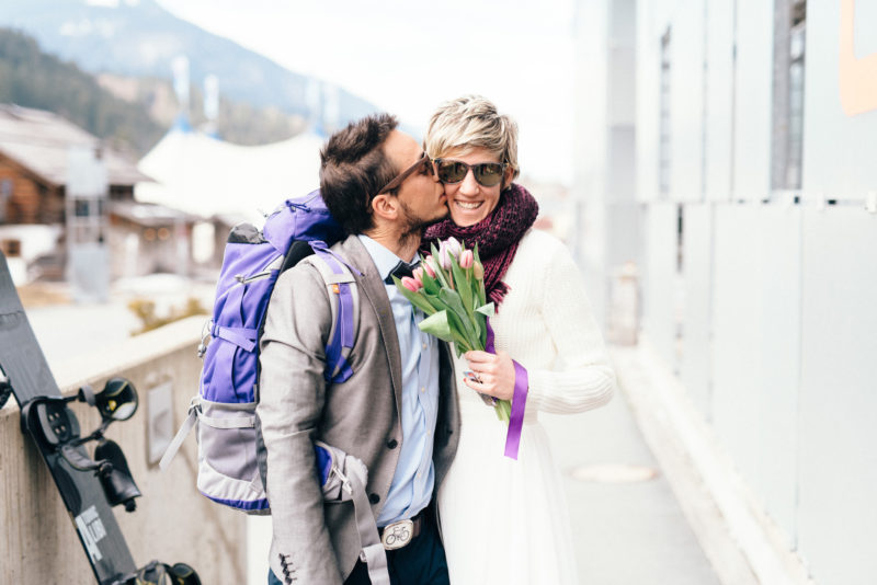 austria ski resort wedding