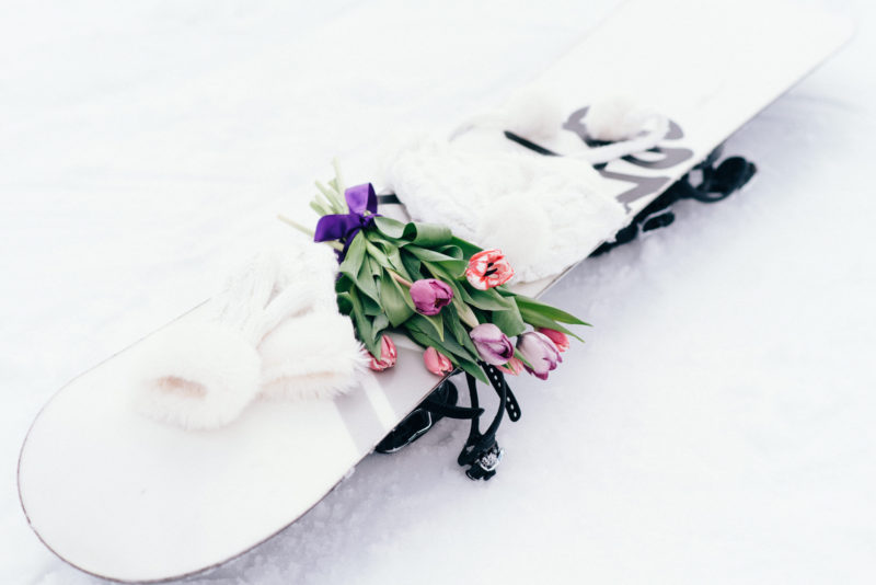 snowboard wedding