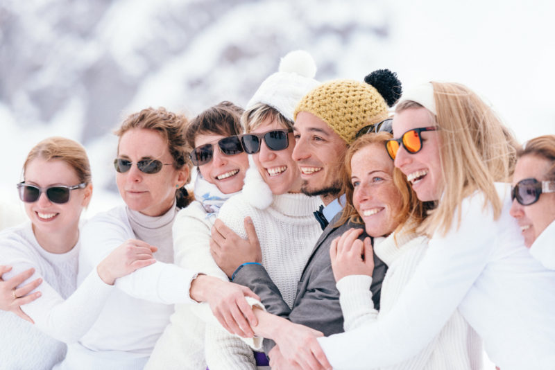 cheering for the bride