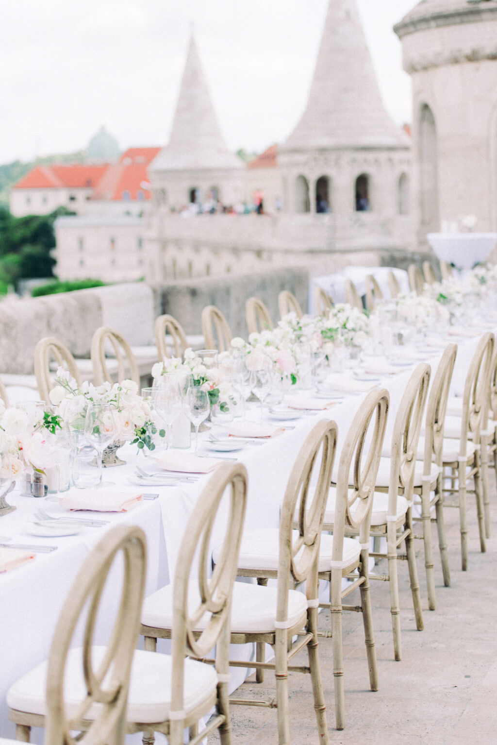 pastel wedding decor